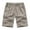 63#Gray, variant on lkfuzj Men's Cargo Shorts with Zip Multi Pockets Military Combat Shorts Solid Color Summer Workwear Outdoor Casual Beach Half Pants for Walking, Running, Fishing, Hiking