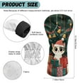 thumbnail image 6 of Yuyamidu Cute Xmas Cat Golf Club Head Covers for Drivers, Fairway Woods, and Hybrids, Waterproof Head Covers Christmas Leather Golf Headcover with Soft Lining, 6 of 8