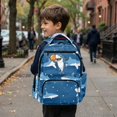 thumbnail image 3 of HUIACONG Basketball Shark Blue Kids School Backpack for Boys Girls Age 5-16, Multi Pocket Water Resistant Bookbag with Adjustable Cushion Straps, Lightweight Large Capacity Daypack for School Travel, 3 of 7