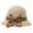 Beige, variant on Clearance TOFOTL Womens Summer Hat Casual Straw Hat, Elegant Cloche Hat for Women, 1920s Vintage Woven Cloche Bucket Hats with Bow, Hat Foldable Packable for Beach Vacation