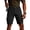 Black, variant on Men's Stretch Multi-Pocket Work Shorts, 5" Inseam Lightweight Golf Pants, Quick-Dry Elastic Waist Tactical Shorts, Breathable Outdoor Hiking Shorts for Men Khaki S