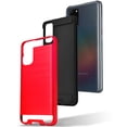 thumbnail image 6 of Samsung Galaxy S20 Phone Case, 2-Piece Style Hybrid Shockproof Hard Case Cover with Hybird Shockproof-Red, 6 of 6