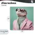 thumbnail image 4 of Stupell Industries Contemporary Hipster Iguana Portrait Canvas Art, 17 x 17, by Roozbeh, 4 of 8