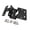Black, variant on Five Knuckles Hinge with Mounting Screws 270° Full Rotation Metal Institutional Hinge Easy Installation Quiet Movement