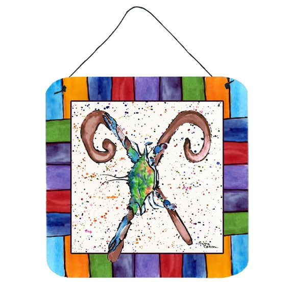 Carolines Treasures 8447-XDS66 Beach and Seafood Wall or Door Hanging Prints 6HX6W multicolor