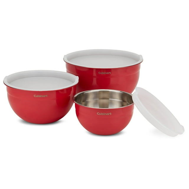 Cuencos para mezclar Cuisinart CTG-00-SMB de acero inoxidable, juego de 3