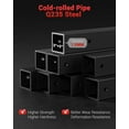 thumbnail image 3 of GloryStar Multi-Functional Power Cage with Cable Crossover, 1600lb Capacity Home Gym Squat Rack, 3 of 10