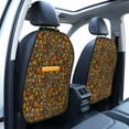 thumbnail image 3 of Naloa Picnic 2Pcs Anti-Kick Back Seat Cover Kick Mat, Car Seat Protector with 3 Storage Pockets, 3 of 8