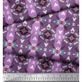 thumbnail image 2 of Soimoi Rayon Crepe Fabric Ikat Southwestern Printed Fabric 1 Yard 46 Inch Wide, 2 of 3