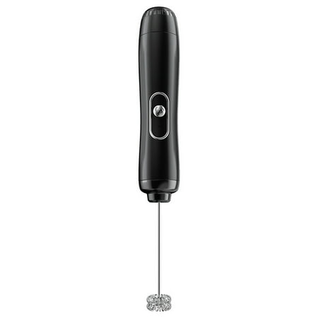 

Handheld Mixer Foam Maker Battery Powered Portable Cordless Foamer Egg Beater Kitchen Whisk Tools Black