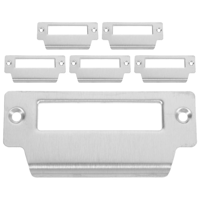 BEADCEST 6Pcs Security Door Plate Reinforcement Metal Lock Plate Easy Install for Wooden Doors
