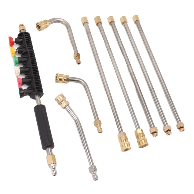 Pressure Washer Extension Wand, Pressure Washer Extension Rod 4000 PSI Maximum Leakage Proof Stainless Steel For Sidewalks