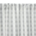 thumbnail image 4 of (2 pack) Better Homes & Gardens Tula Waffle Kitchen Curtain Tiers and Valance, 3-Piece Set, Gray, 60" W x 36" L, 4 of 6