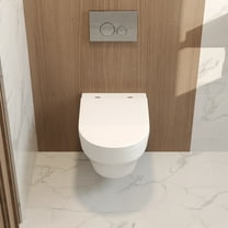 DV-1F0292-CF 2-Piece Toilet Elongated Dual-Flush Wall Mounted Toilet With Concealed In-Wall Tank (Seat Included)