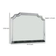 thumbnail image 5 of Mirror with Scooped Corner and Molded Detail Silver - Saltoro Sherpi, 5 of 5