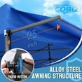 thumbnail image 4 of SANOPY 10x20 Outdoor Commercial Canopy, Waterproof and Sunshade Canopy with Awning Eaves for Street Commercial Event, Heavy Duty Pop Up Canopy, Blue, 4 of 8