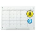 thumbnail image 3 of Quartet Infinity Glass Magnetic Calendar Board, 48" x 36" (4' x 3'), White Surface, 3 of 12