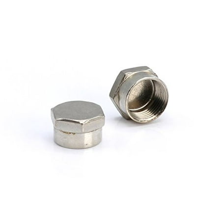 10 Output Block Coaxial F Cap (F81 Cap) Weather Cap – for coax ground blocks, splitters, or other F Connectors – protects female connection for future use - (10 Pack) ()
