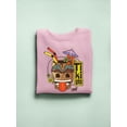 thumbnail image 3 of Iconic Beach Club Trendy Graphic Women's Sweatshirt, 3 of 4