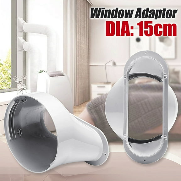 Window Slide Kit Plate Exhaust Hose Air Conditioner Window Vent Kit with Adaptor Portable Air Conditioner Spare Parts