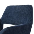 thumbnail image 5 of Homycasa Fabric Office Chair Chrome Base-Dark Blue, 5 of 14