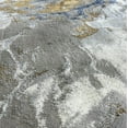 thumbnail image 6 of Luxe Weavers Marble Swirl Collection Blue Abstract 5x7 Area Rug Gold, 6 of 9