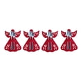 thumbnail image 4 of Moyic 4 piezas Adorable cuchara de Navidad tenedor titular reutilizable decorativo Navidad vajilla cubiertos moneda caramelo organizador Kits de decoración para fiestas Moyic HA068292-00B, 4 of 6