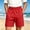Red, variant on HAOTAGS Big Boys Casual School Shorts (5-14) Elastic Waist Lightweight Shorts with Pockets Khaki Size 8