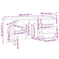 thumbnail image 4 of vidaXL Workbench Black 160x60x85 cm Steel, 4 of 5