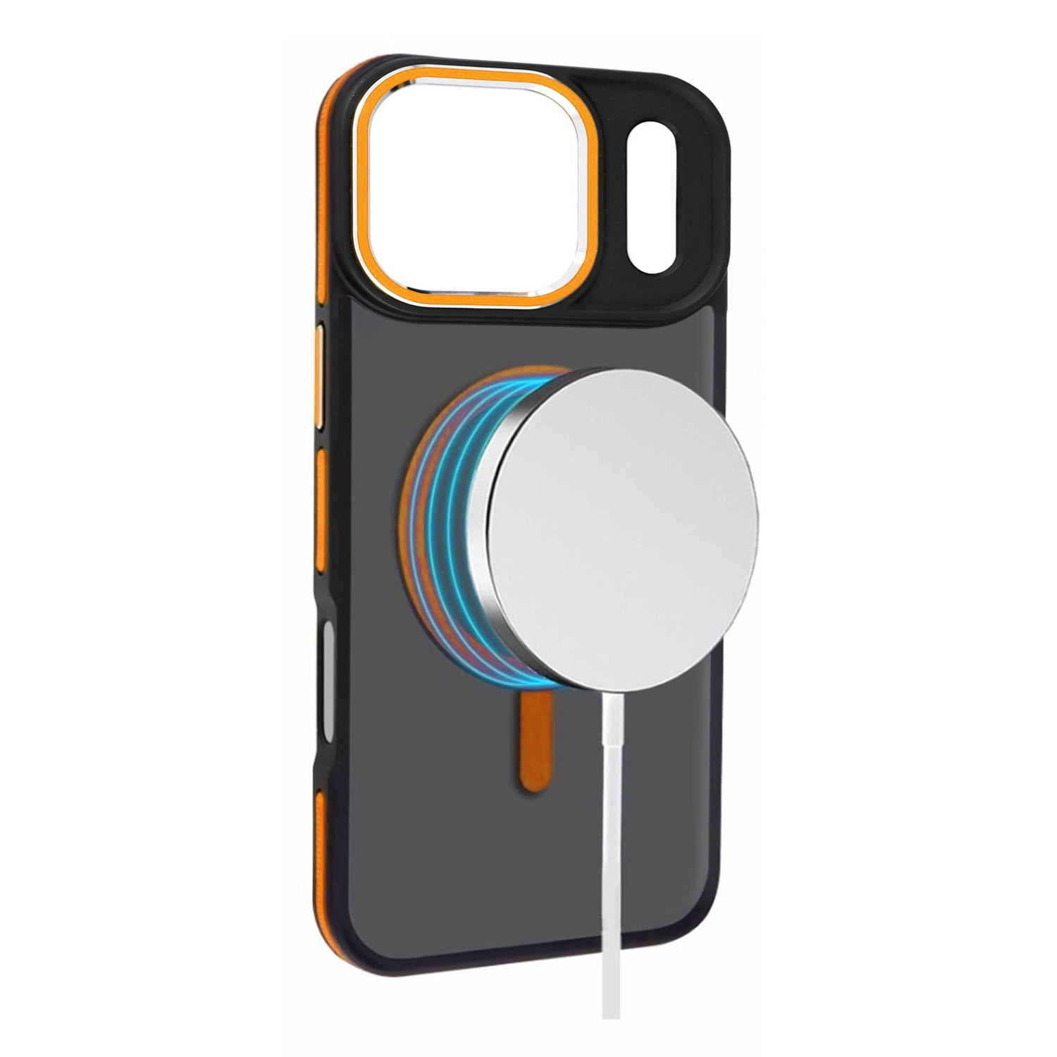 Slim Non-Slip Translucent Matte Wireless Charging Case for iPhone 17 Pro Max