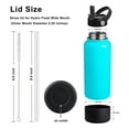 thumbnail image 2 of Wide Mouth Straw Lid & Boot Pack, For Hydro Flask 32oz 40oz Bottle, 2 of 5