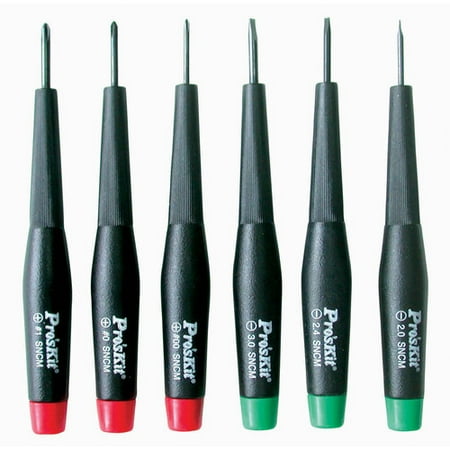 Eclipse Precision Screwdriver - Eclipse 800-149 Precision Screwdriver Set 6 Pc. Flat/Phillips