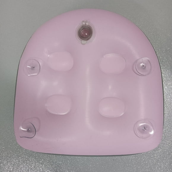 Coussin de Siège Rehausseur pour Spa et Bain à Remous avec Ventouse, Support Dorsal, Coussin de Massage Gonflable Doux, Accessoires de Sièges de Spa Portable pour Adultes