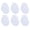6 Pairs/White, variant on RATIVE Organic Cotton No-Scratch Baby Mittens for Newborn Girls, 0-6 Months, 6 Pairs, g46