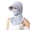 Light Gray, variant on Women's Balaclava with Hood-Full UV Protection,Wide Brim Hat,Multi-Purpose Design for Outdoor Activities,Cycling,Travel