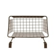 thumbnail image 5 of Spectrum Diversified Over-the-Cabinet Storage Basket, Bronze, 5 of 8