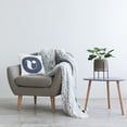 thumbnail image 3 of Stupell Industries Blue Circle Letter V Square Decorative Printed Throw Pillow, 18 x 18, 3 of 4