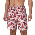 thumbnail image 2 of Uemuo Christmas Gnome Pattern Mens Swim Trunks Quick Dry Board Shorts with Mesh Lining, Stretch Beach Shorts Quick Dry No-Chafing Board Shorts-X-Large, 2 of 9