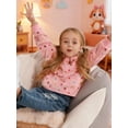thumbnail image 3 of Hotiary 3-9T Girls Winter Fall Casual Fleece Hoodie Half Zipper Sweatshirt Long Sleeve Stand Collar Jacket Holiday Pullover Top, 3 of 8