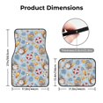 thumbnail image 5 of Fuzoiu Summer Time With Gnome Print Carpet Floor Mats for Car,Car Foot Mat Set,Universal Fit 4 Piece Mat Pad Set,Fits Most Cars Trucks Vans Sedans SUV Auto Carpet Mat Se, 5 of 7
