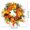 B, variant on Clearance Sales!Fall Peony and Pumpkin Wreath-Fall Wreath for Front Door, Artificial Wreath with Maple Leaf Berry Pumpkin Pinecone Harvest Wreaths