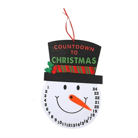 

labakihah snowman santa claus countdown to christmas calendar new pendant decor
