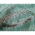thumbnail image 4 of oneOone Silk Tabby Fabric Floral & Chevron Block Printed Craft Fabric BTY 42 Inch Wide, 4 of 4