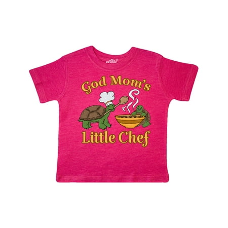 

Inktastic God Mom s Little Chef with Cute Turtles Gift Toddler Boy or Toddler Girl T-Shirt