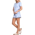 thumbnail image 2 of Doublju Women's Short Sleeve Round Neck Pajama Sleepwear 2 pcs Set (Plus Size Available), 2 of 4