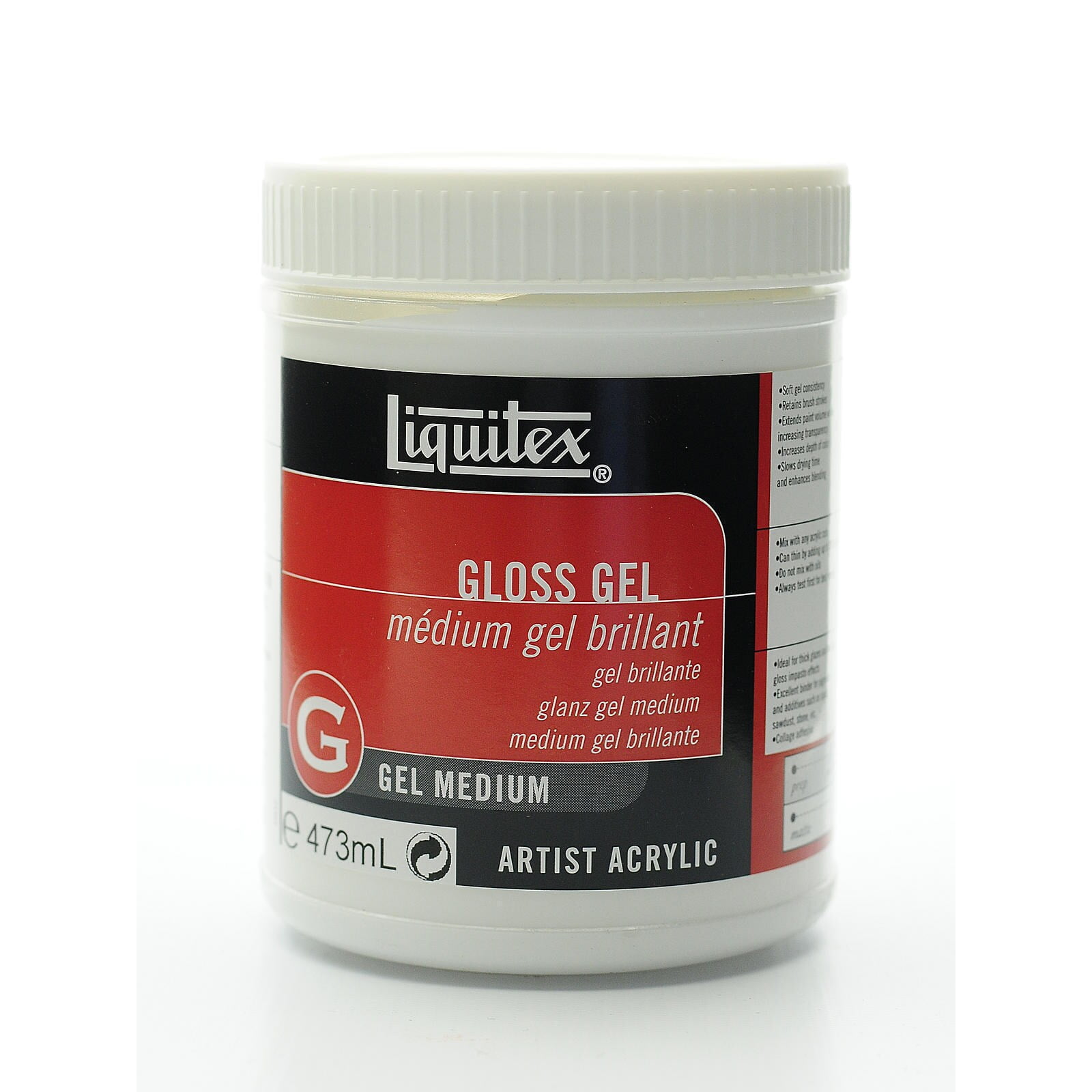 Liquitex Matte Acrylic Gel Medium-32oz, 1 - City Market