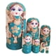 thumbnail image 3 of 7 Uds. de muñecas rusas de madera apilables, conjunto anidado de apilamiento de madera tradicional hecho a mano, muñecas Matryoshka para mesa de, 3 of 9