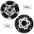 thumbnail image 3 of HAMPPLIES Plastic Wheel Hub Cover for Golf Cart Featuring Universal Fit and Stylish Appearance, 3 of 6