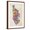 Brown Frame, variant on Art.com Manhattan New York Text Map Stretched Canvas Print Wall Art by Michael Tompsett, 12" x 18"