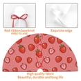 thumbnail image 4 of Sikiie Red Strawberry 30-48 inches {designName} Print Christmas Tree Skirt Snowman Xmas Tree Skirt with Edge Christmas Decorations for Holiday Party36", 4 of 7